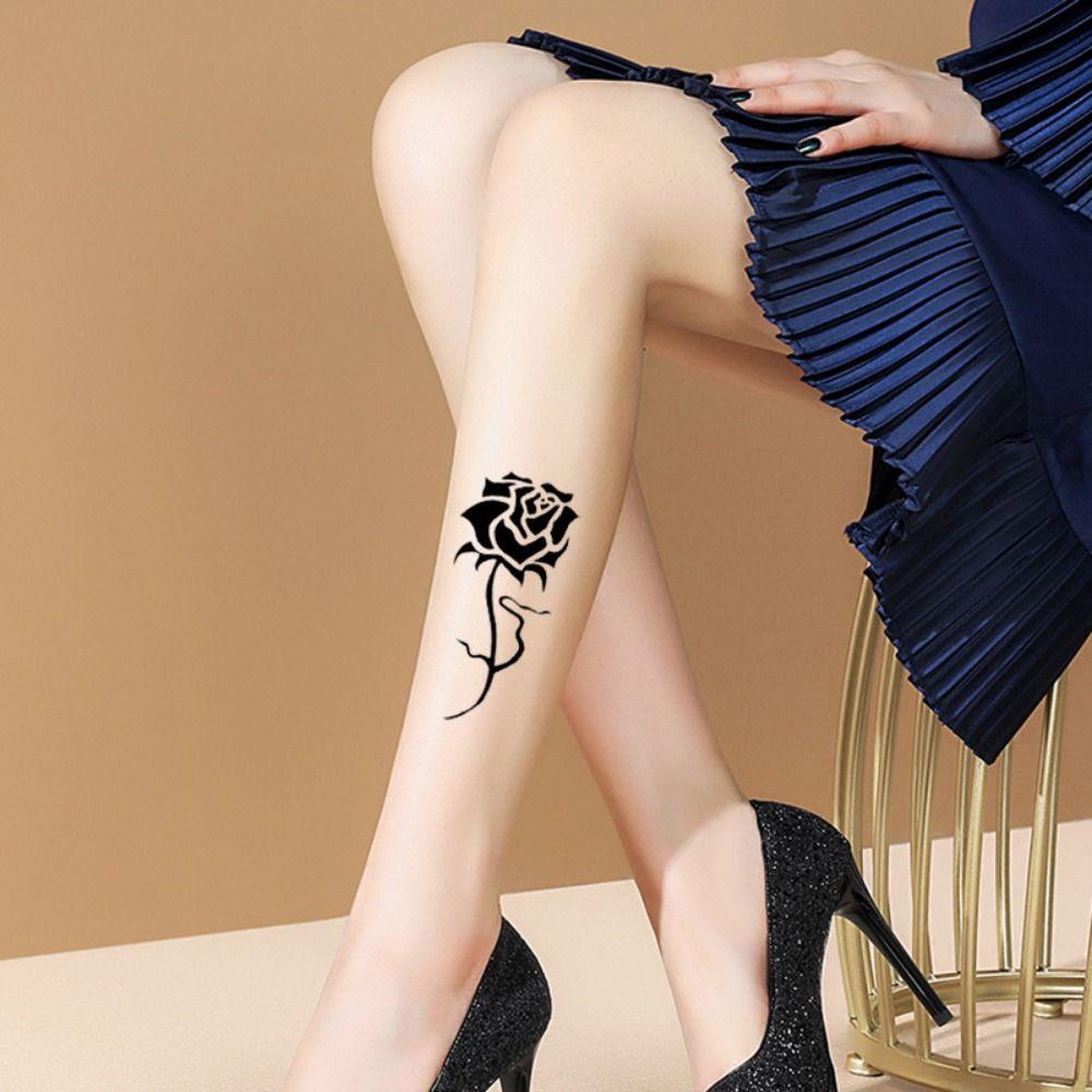 5/10/20/30/50 шт. Водонепроницаемые наклейки-татуировки с бабочками, 3D-текстурные наклейки-татуировки с цветами для женщин