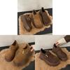 Womens Retro Platform Loafers With Metal Accents For Fall Winter Casual Wear