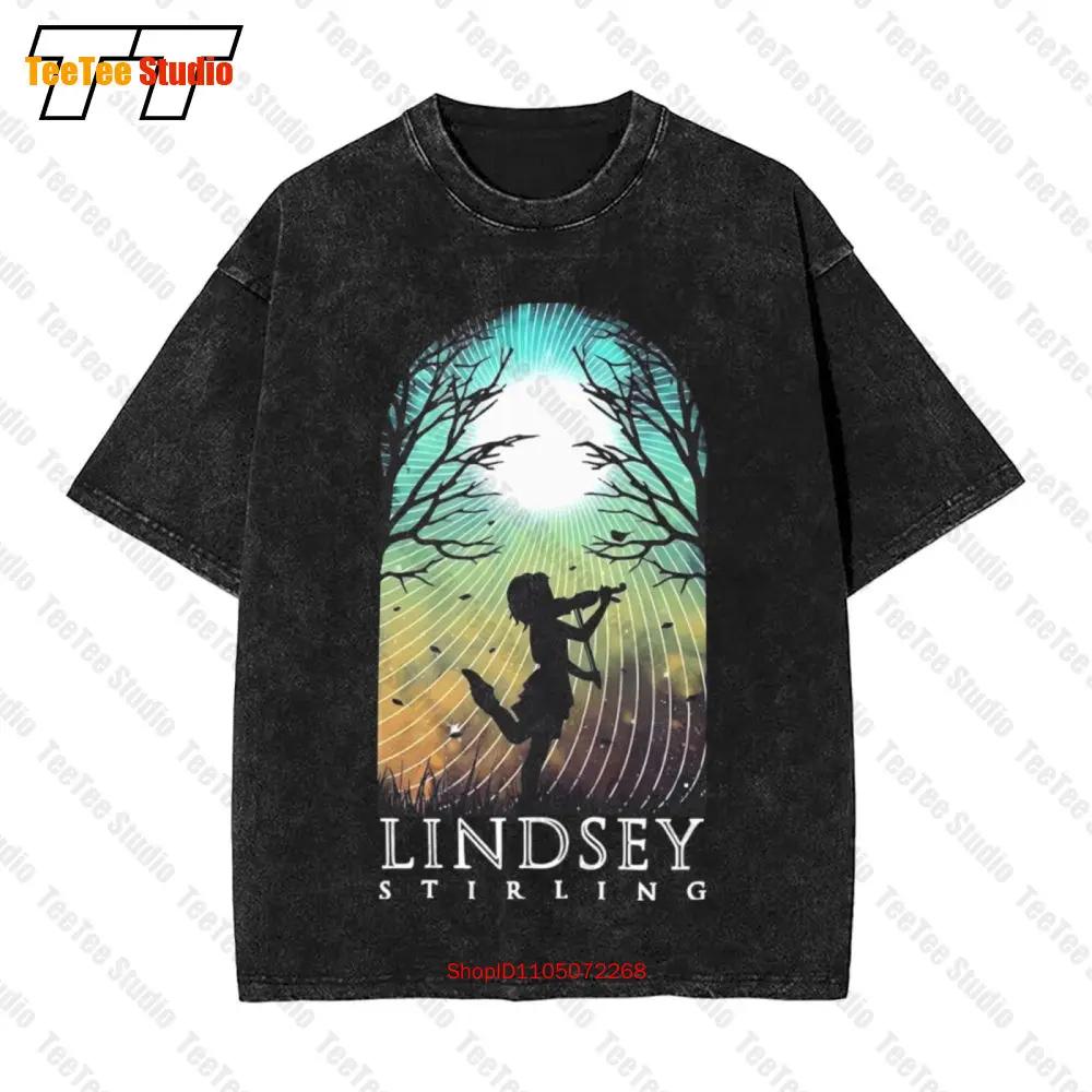 Lindsey Stirling Black Vintage Oversized T-Shirt Tultex Ladies Cut Music Box Tour Medium TE5G