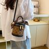 Portable Fashion Bucket Bag Women's New High-end Light Luxury Niche Women's Shoulder Crossbody Cylinder Bag