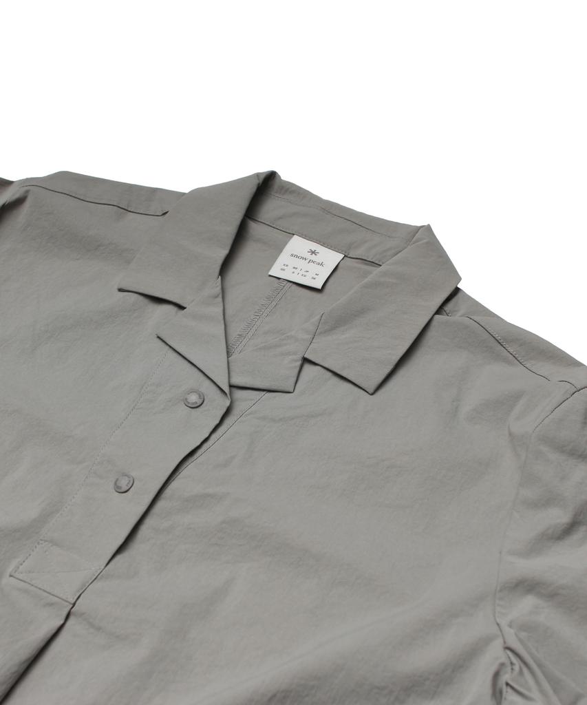 Платье-рубашка Snow Peak Cooling Root S БЕЖЕВО-СЕРЫЙ Повседневное женское