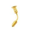 КОДИ ПИРСИНГ Винт для бровей с позолотой 18 карат и серебром 925 пробы - качественный пирсинг
