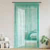 String Curtains 2 pcs Turquoise 100x250 cm
