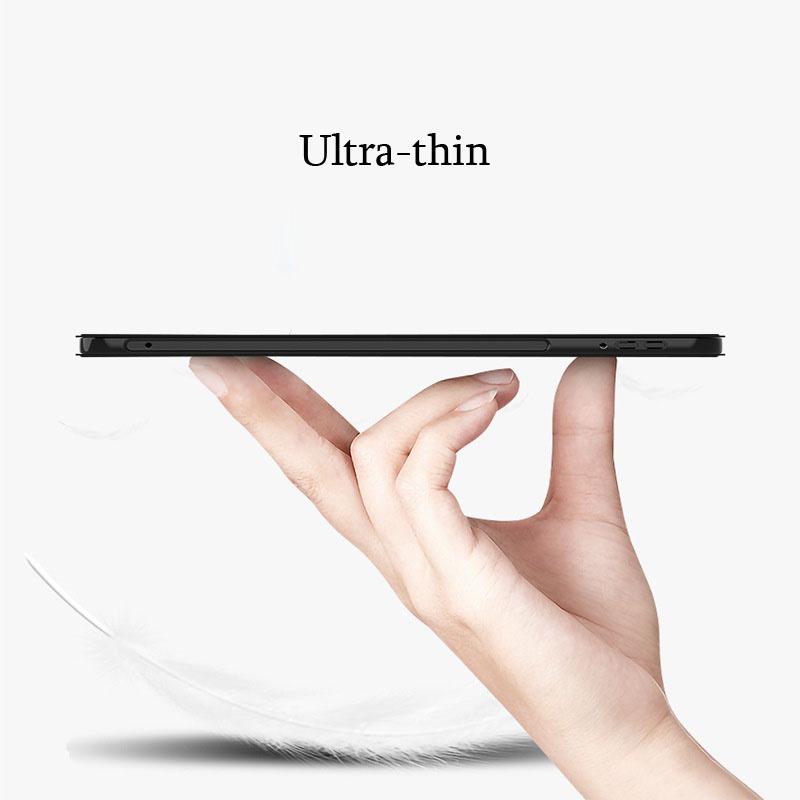 Чехол для планшета Xiaomi Pad 6S Pro, кожаный чехол с откидной подставкой для Mi Pad 6S Pro, 12,4 дюйма, Smart Wake Up Sleep, три складные подставки для книг, чехол для iPad