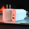 5V USB C Настенный блок зарядки 20W Двухпортовый PD Power Type C Зарядный штекер для iPhone iPad Samsung Galaxy Xiaomi Быстрая зарядка