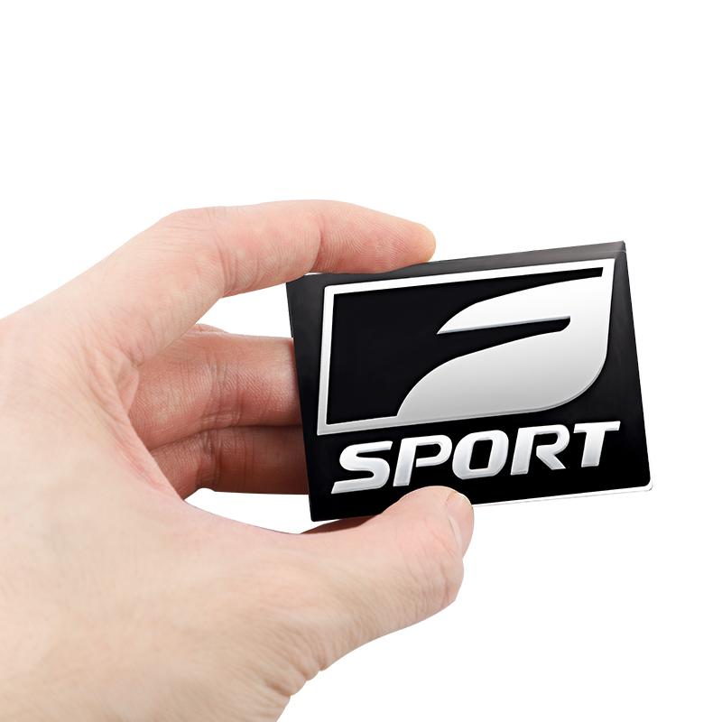 3D Metal Stickers Car Body Trunk Decal For Lexus F SPORT LS LX CT LC RC GX460 Ct200h LBX NX RX 350h 450h ES UX 300e GS GX IS 250