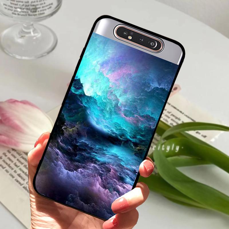 Чехол для Samsung Galaxy A80 A 80 Ударопрочный Мягкий ТПУ Силиконовый Чехол для Телефона Для Samsung Galaxy A80 Funda A80 2019 Capa Мультяшный