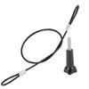 30cm Stainless Steel Tether Lanyard Wrist AntiLost Belt with 1 4in Screw for GOPRO DJI OSMO