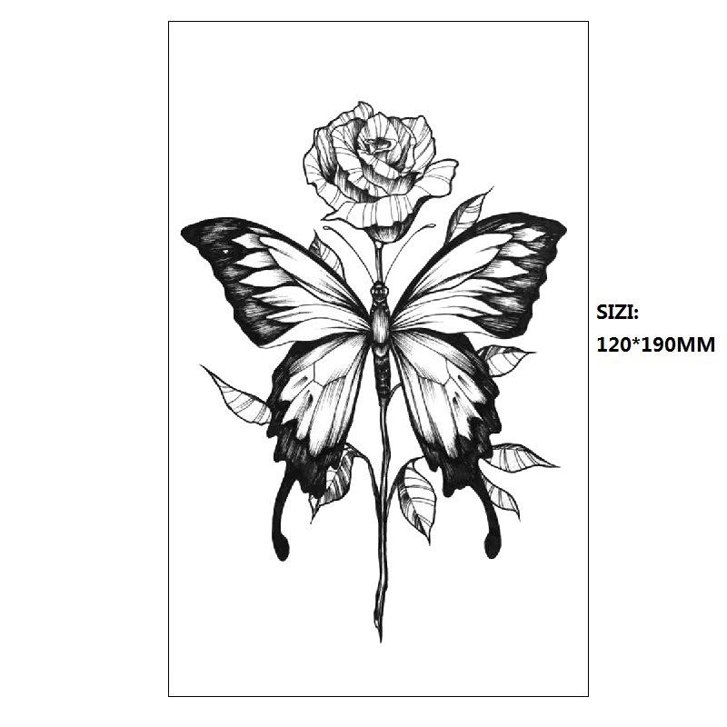 Девятихвостая лиса с другой стороны, цветок, цвет, вода, переводная имитация татуировки, рука, половина руки, татуировка, наклейка на спину