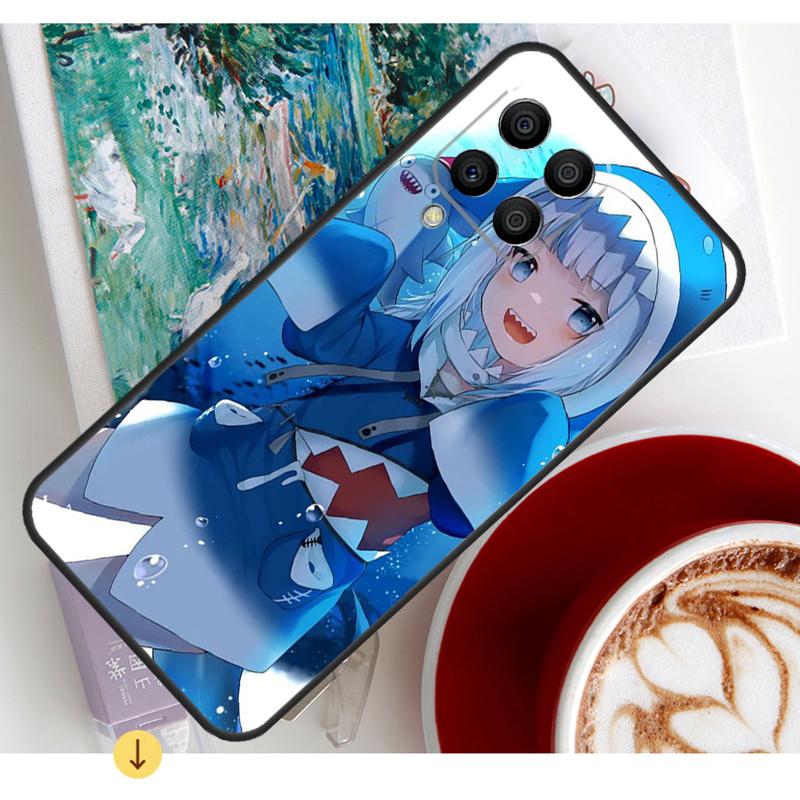 Gawr Gura Hololive Anime Case For Samsung Galaxy M15 M21 M31 M55 M56 M36 M16 M06 M13 M33 M53 M12 M32 M52 M14 M34 M54
