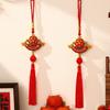 Chinese New Year Decorations 2026 Year of Horse Lucky Charm with Tassel Feng Shui Hanging Pendants for Wealth Good Luck