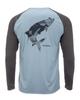 SIMMS camouflage fishing suit Luya long-sleeved crew neck T-shirt men's summer sunscreen suit quick-drying breathable fishing suit