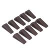 10 шт. коричневый дверной стопор набор удобный практичный прочный не деформирующийся дверной стопор клин комплект для дома