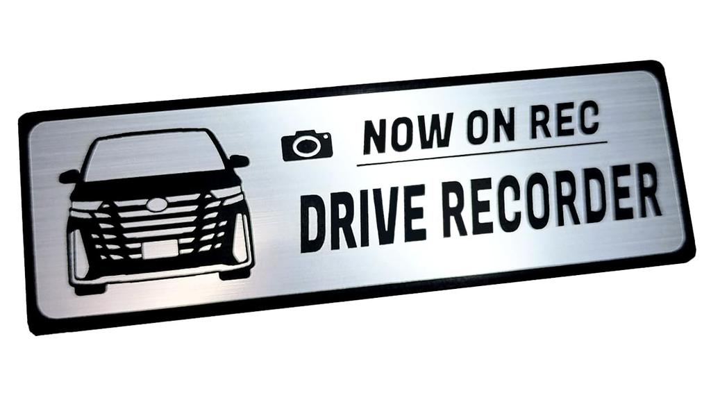 Honami Works Новый 40-й серии VELLFIRE Эмблема автомобиля с видеорегистратором Наклейка на видеорегистратор