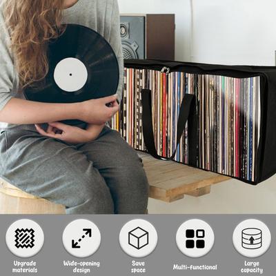 4 шт. Сумка для хранения DVD с большим открытием, прозрачный ПВХ чехол-органайзер для CD/DVD дисков на молнии с ручкой, удобная сумка-органайзер для медиа