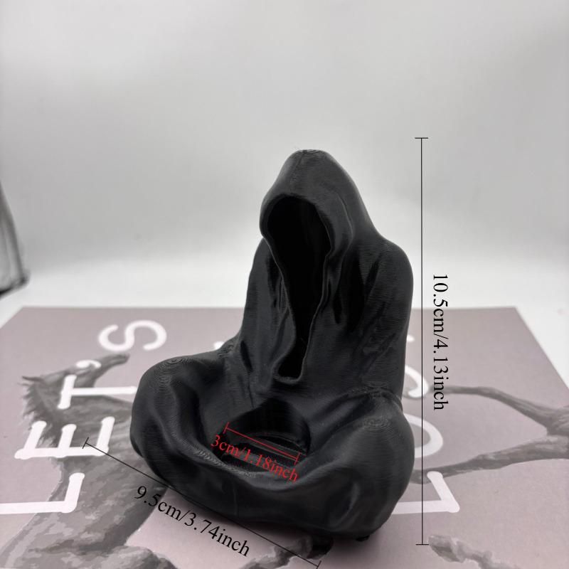 3D-печатный держатель для свечи 'Призрачный волшебник', Готический орнамент для ароматической свечи, Держатель для свечи, Украшение на Хэллоуин и Рождество