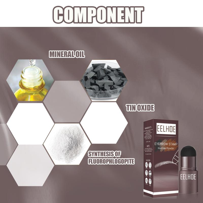 Eelhoe Штамп для бровей за один шаг Профессиональный Быстрый Макияж бровей Форма Водонепроницаемый Стик для линии роста волос Кисточки для бровей