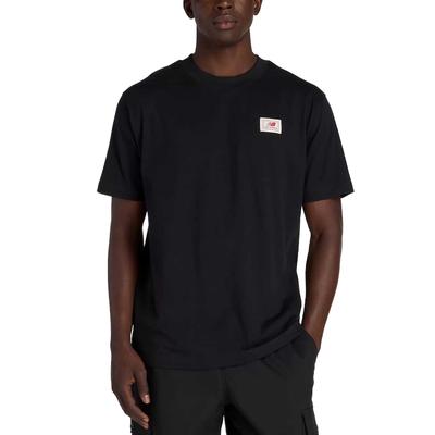 New Balance Футболка с нашивкой-логотипом MT53928-BK