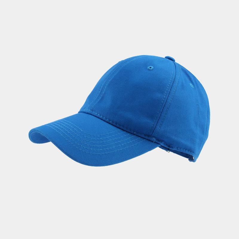Custom logo 6 Panels Solid Color Cotton Baseball Caps Soft Top Dad Caps Outdoor Sport Sun Hat Baseball Caps