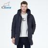 ICEbear 2023 Winter Jackets for Men Casual Cotton Coat Mid-length Puffer Parkas