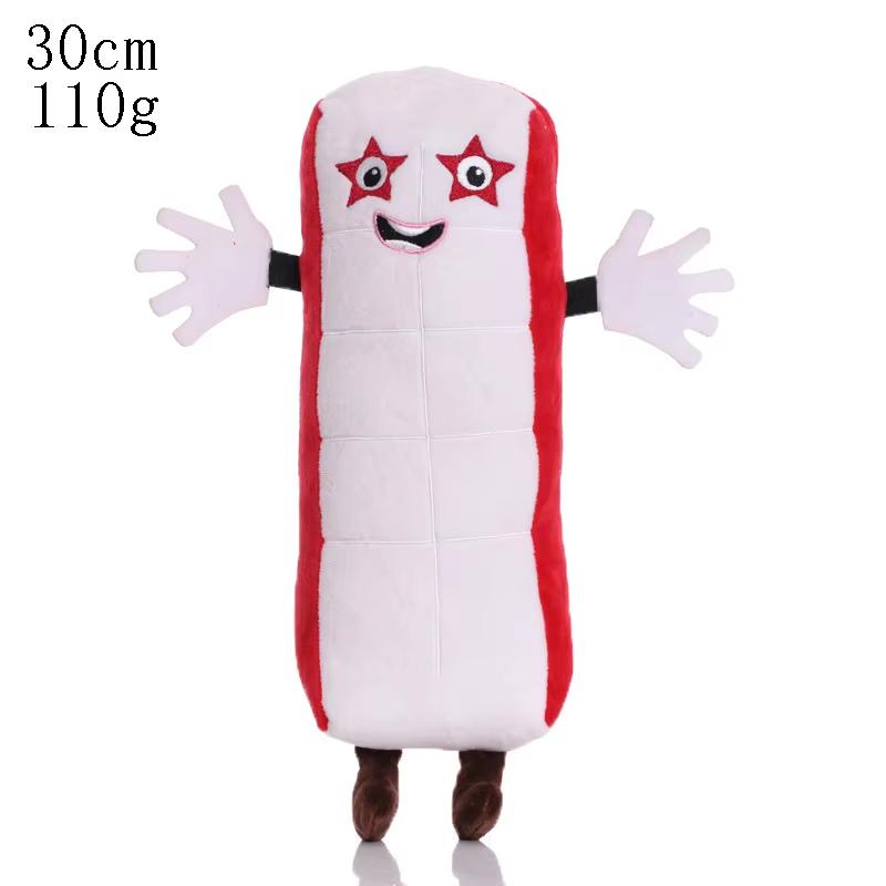 Детская развивающая анимация Цифровые строительные блоки Кукла Детская математика Плюшевая игрушка Игра Плюшевая кукла Подарок на день рождения