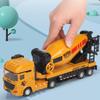 Simulation Engineering Truck Model Construction Vehicles Mixer Truck Toys  For Children