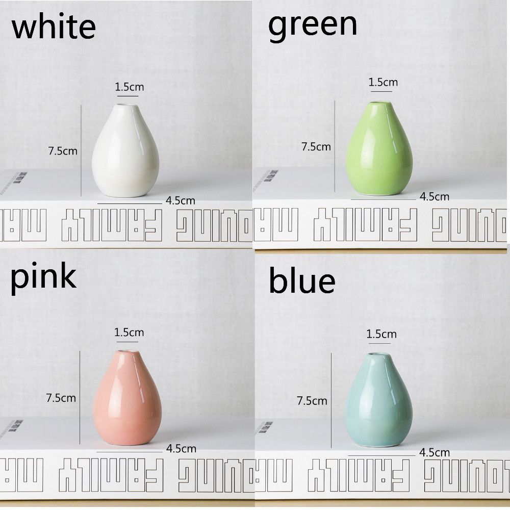 Украшения для комнаты Искусственные цветы Бутылка Современная мини-художественная ваза Керамическая ваза