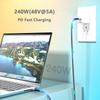 Кабель для передачи данных USB 4.0, совместимый с 4-мя Type-C, двусторонний, 8K, 40 Гбит/с, PD 240 Вт, кабель для быстрой зарядки