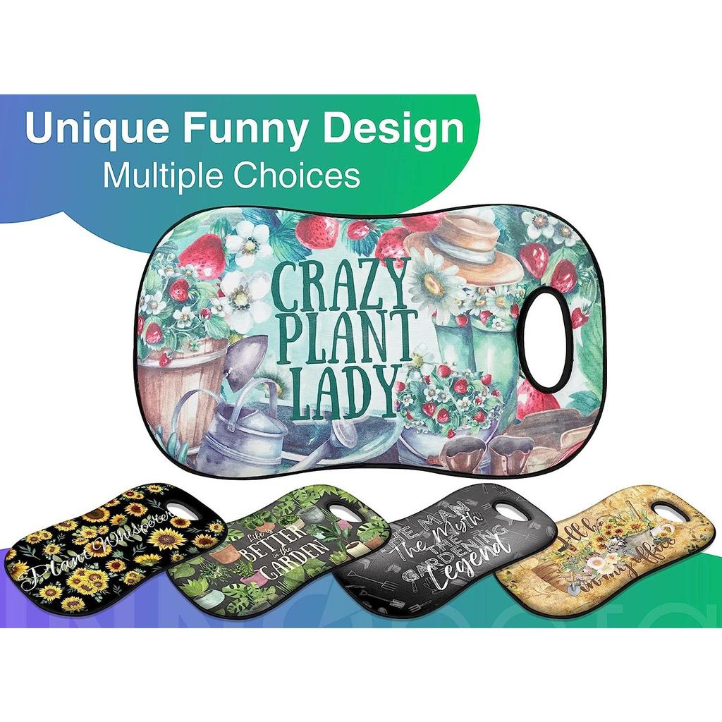 Garden Kneeling Mat, Waterproof Fabric, Multi functional Garden Yoga Kneeling Mat, SBR Camping Cushion