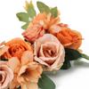 Свадебные цветы Знак приветствия Цветы Поддельные розы Комбинированные шелковые пионы для свадебных украшений Свадебный душ Центральные украшения