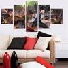 5 Pieces Word Art Online Anime A Group Photo Print Picture Poster Painting Canvas Room Decoration Painting Home Room Decor No Frame