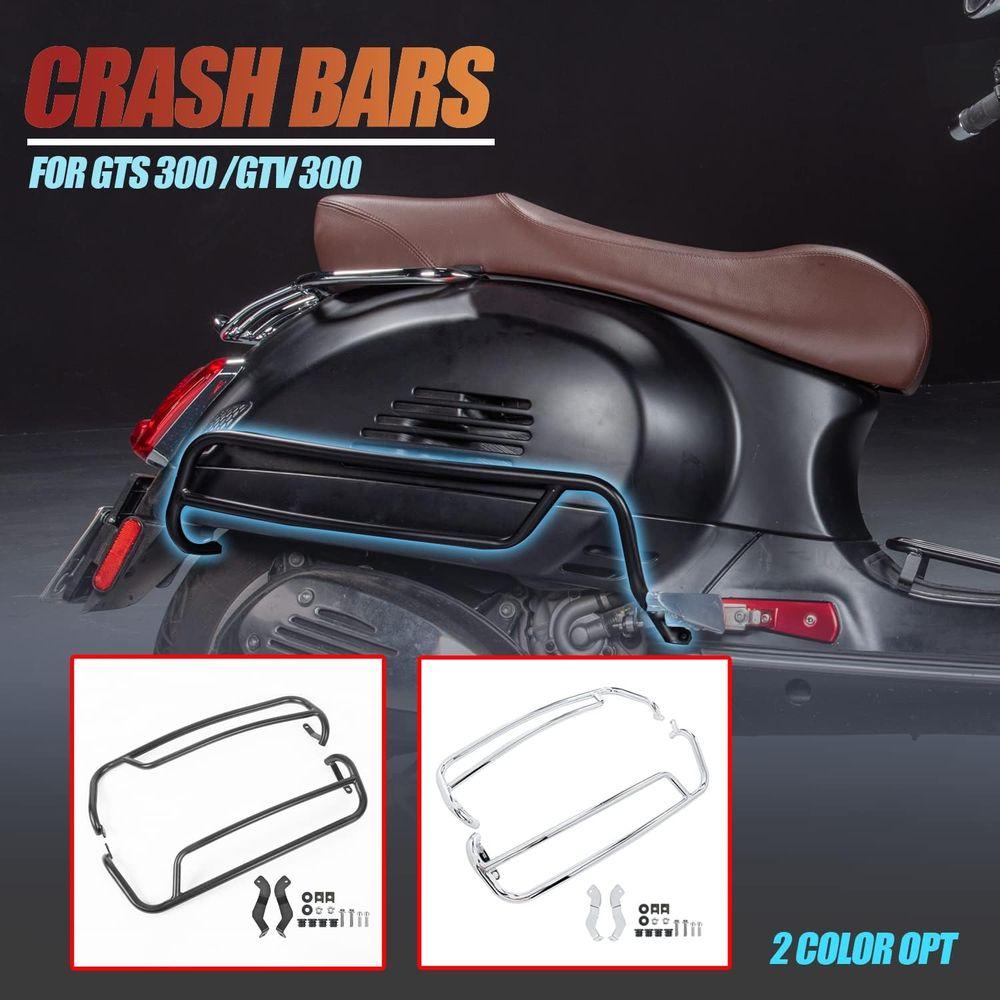 Highway Crash Bars Engine Guard Bumper Frame Falling Protector for Vespa GTS 125 300 GTS125 GTS300 GTV 300 GTV300 2007-2022 Moto