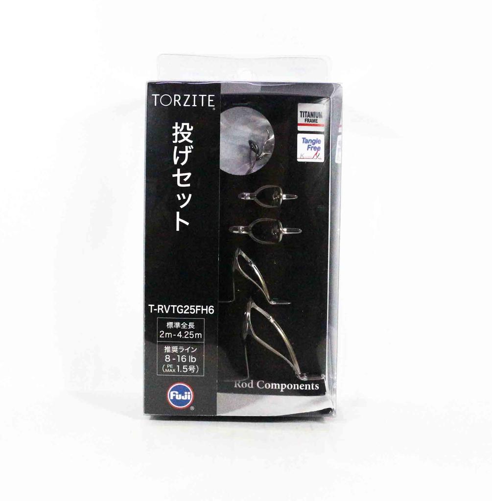 Fuji T-RVTG Size 25FH6 Rod Guide Torzite Titanium Frame Set (5811)
