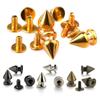 20 Set 8x12mm Spots Cone Nailhead Rivet Bullet Punk Spikes Fit Leather Craft Bags Bracelet Clothing Shoes Collars Nailhead DIY