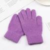 Cycling Driving Cashmere Elastic Mittens Full Finger Gloves Winter Gloves Warm Thick