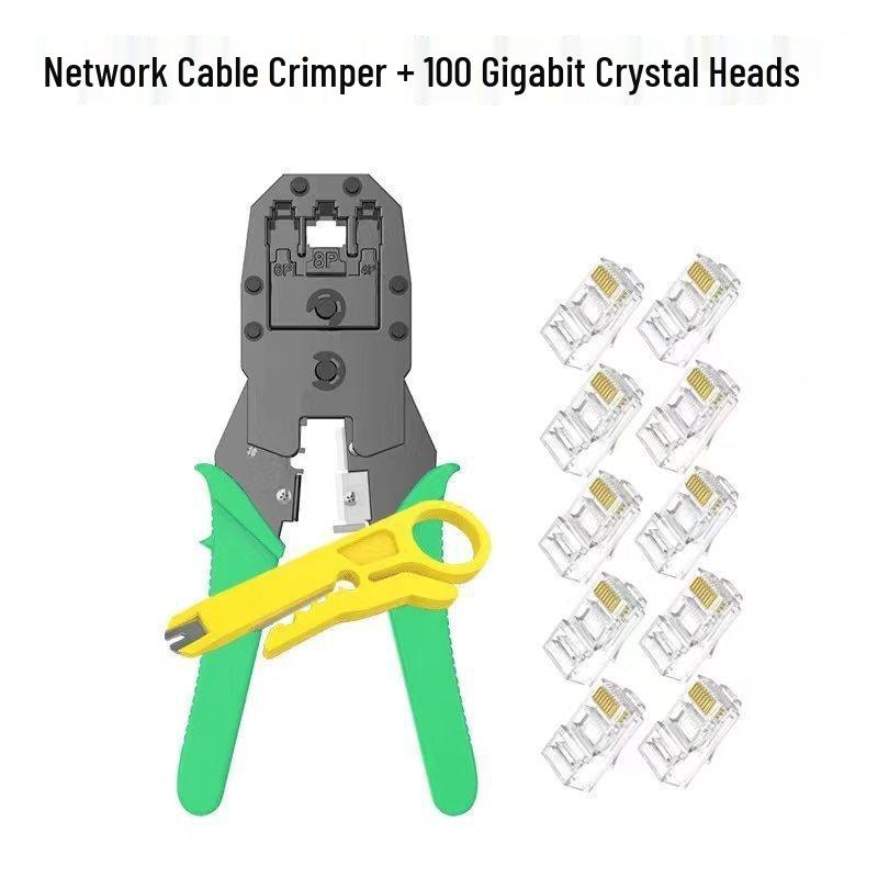 Professional Multifunctional Network Cable Crimper & Tester Set for Cat 5/6