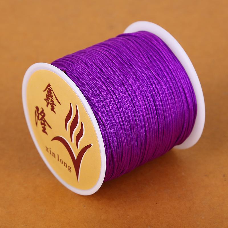 Нет. 72 Нить из нефрита Плетеный шнур Набор материалов для браслета и ожерелья DIY