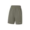 Li Ning Fitness Series Однотонные быстросохнущие спортивные шорты с логотипом, мужские шорты цвета милитари-зеленый AKST297-4