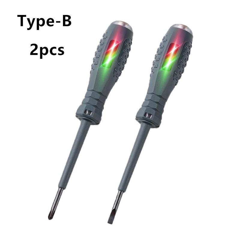 2 шт. электрическая ручка, специальная для электриков, тест на обрыв провода, многофункциональная интеллектуальная индукционная электрическая тест-полоска с высоким крутящим моментом