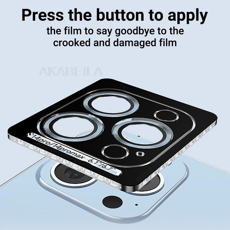 Металлическое кольцо Защита объектива камеры Для iPhone 17 11 16 15 Pro Max 13 14 Plus 12 Mini Air 16promax 17promax Защитное стекло для объектива камеры