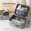Portable Large-Capacity First Aid and Medicine Bag for Home and Travel