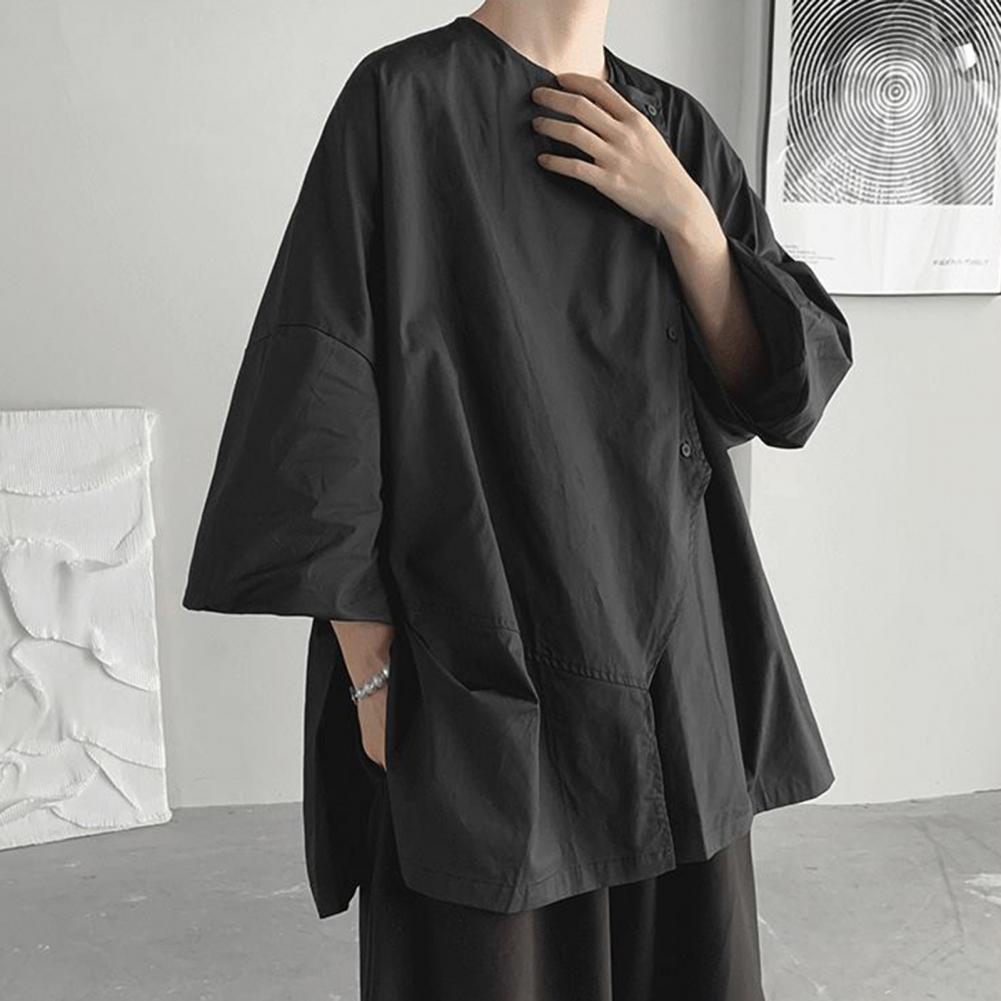 Стильный мужской летний топ в уличном стиле, осенне-весенний топ, свободная японская мужская весенняя футболка Keep Cool