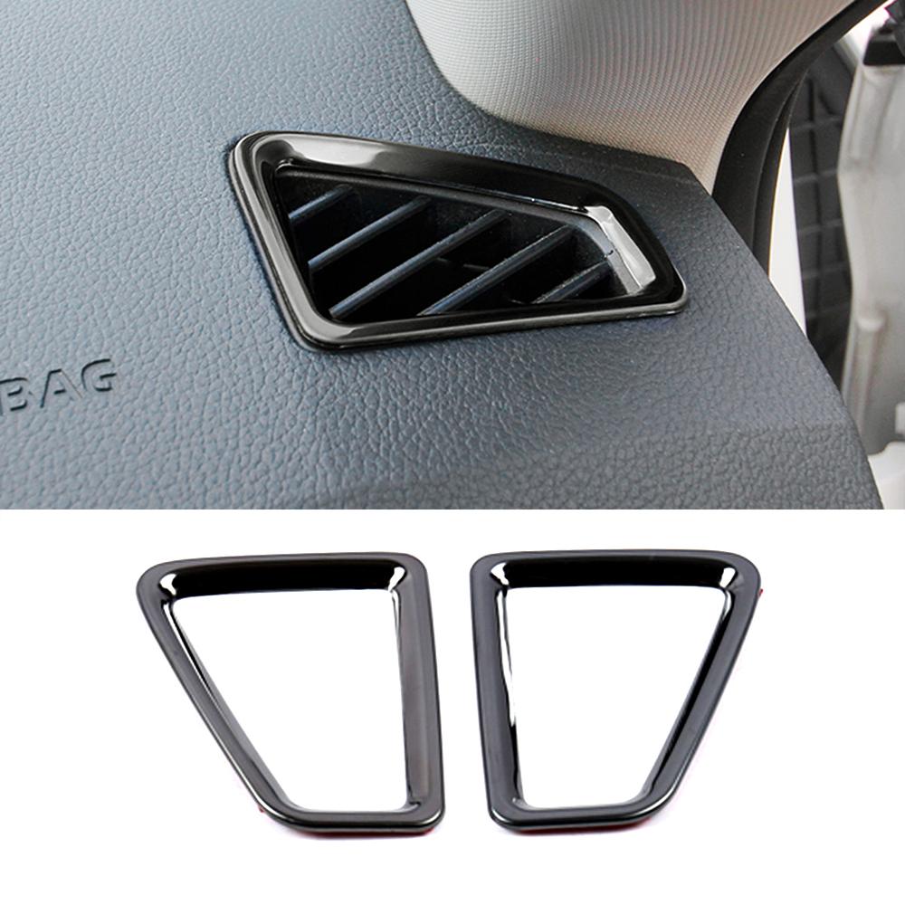 Для Skoda Kodiaq 2016-интерьер автомобиля, Регулировка сиденья, переключатель AC, вентиляционная розетка, рамка динамика, накладка, черная