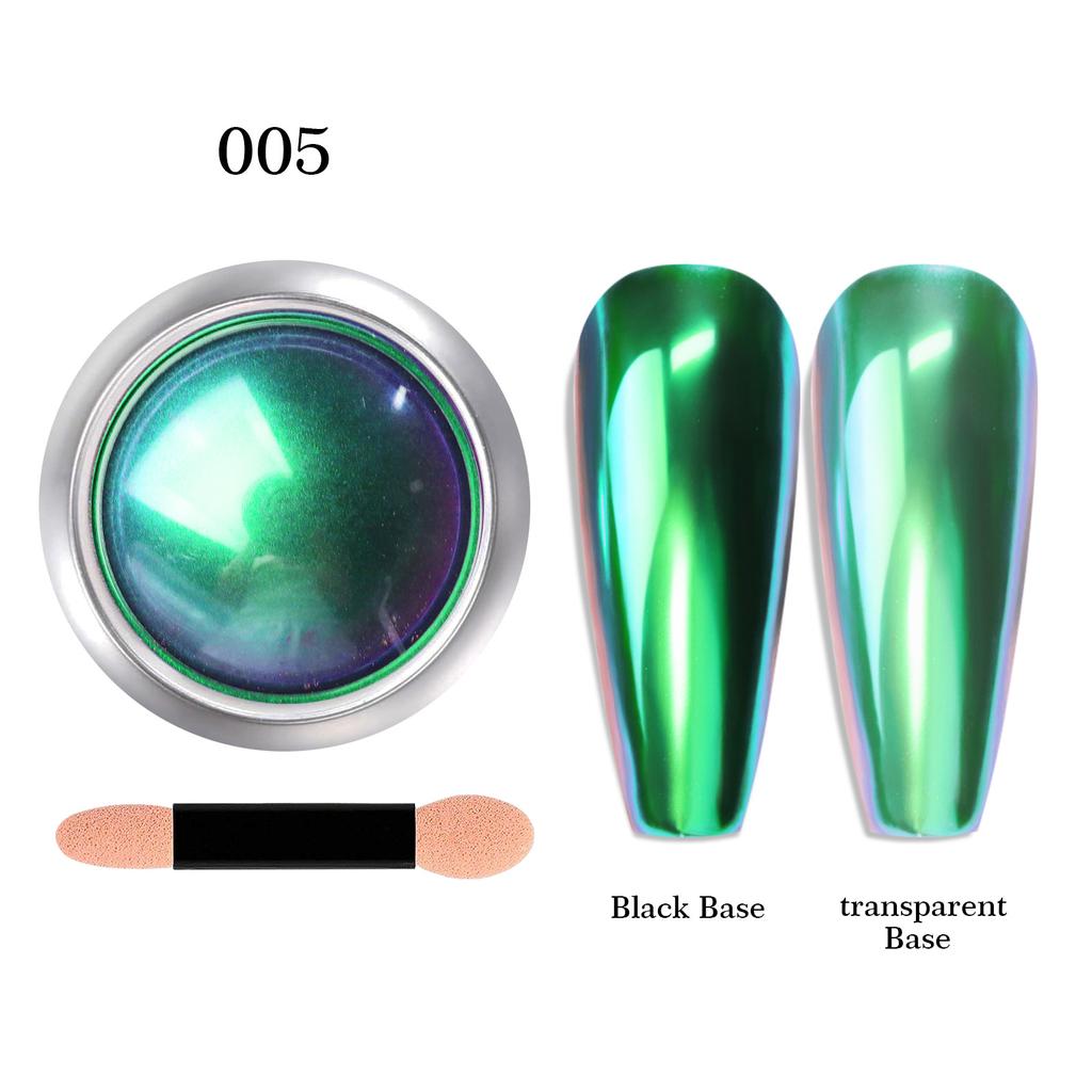 Optical Chameleon Magic Mirror Powder Versatile Color Acrylic Nail Art Glitter Chromium Powder DIY Manicure Decoration Design