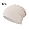 Soft Skin Friendly Daily Casual Hat Slouchy Hip-Hop Hat, Solid Color Chemo Headwear, Breathable Multifunctional Headwear for Travel Lightweight Cancer
