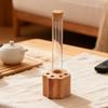 Стеклянная коробка для хранения кошачьих усов с деревянной подставкой Деревянная подставка в форме когтя Банка для коллекции кошачьих усов для кошачьих принадлежностей