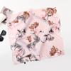 Spring/Summer New Women'S Silk Scarf 70 * 70cm Simulated Silk Twill Square Scarf Fashion Printed Large Square Scarf Professional Scarf