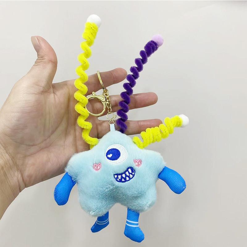 Уникальный плюшевый брелок-персонаж, очаровательная плюшевая игрушка-монстр в ярких вариантах цвета