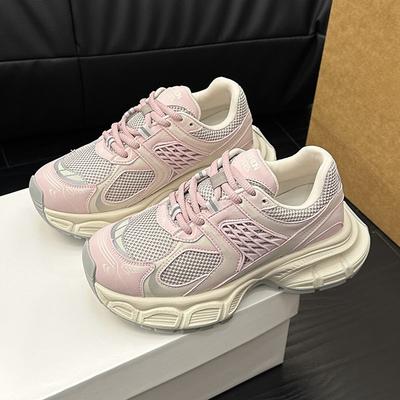 Новые женские кроссовки, модные спортивные одинарные кроссовки на толстой подошве