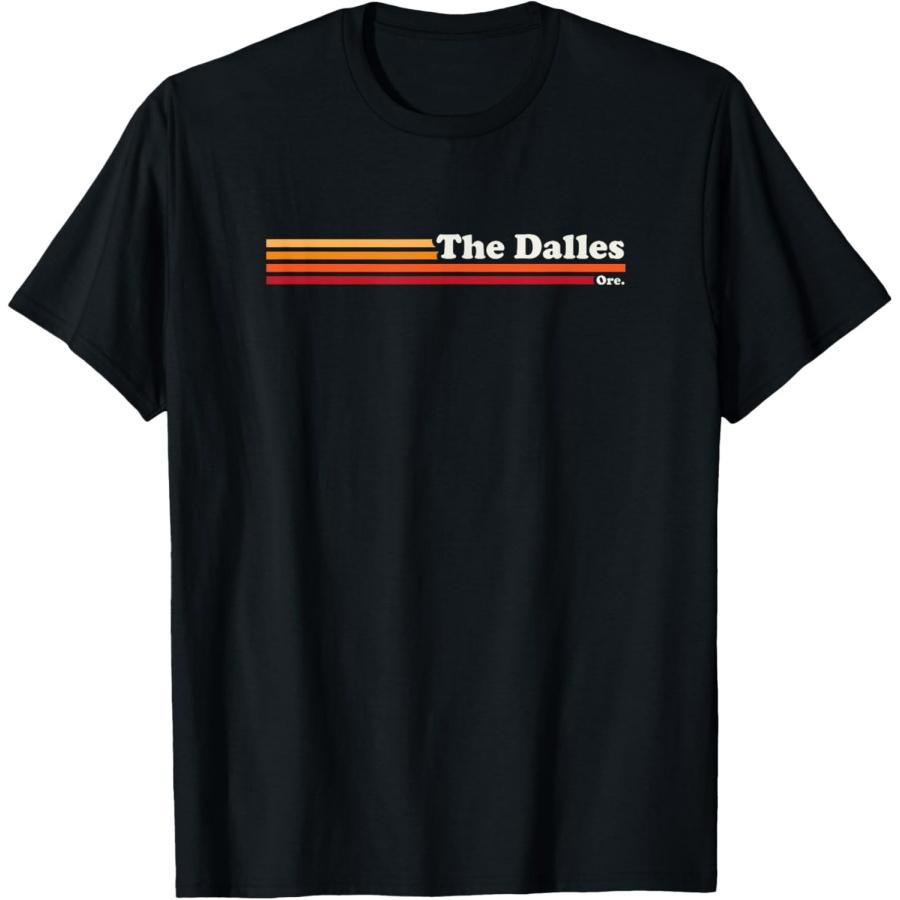 Vintage 1980s Graphic Style The Dalles Oregon T-Shirt